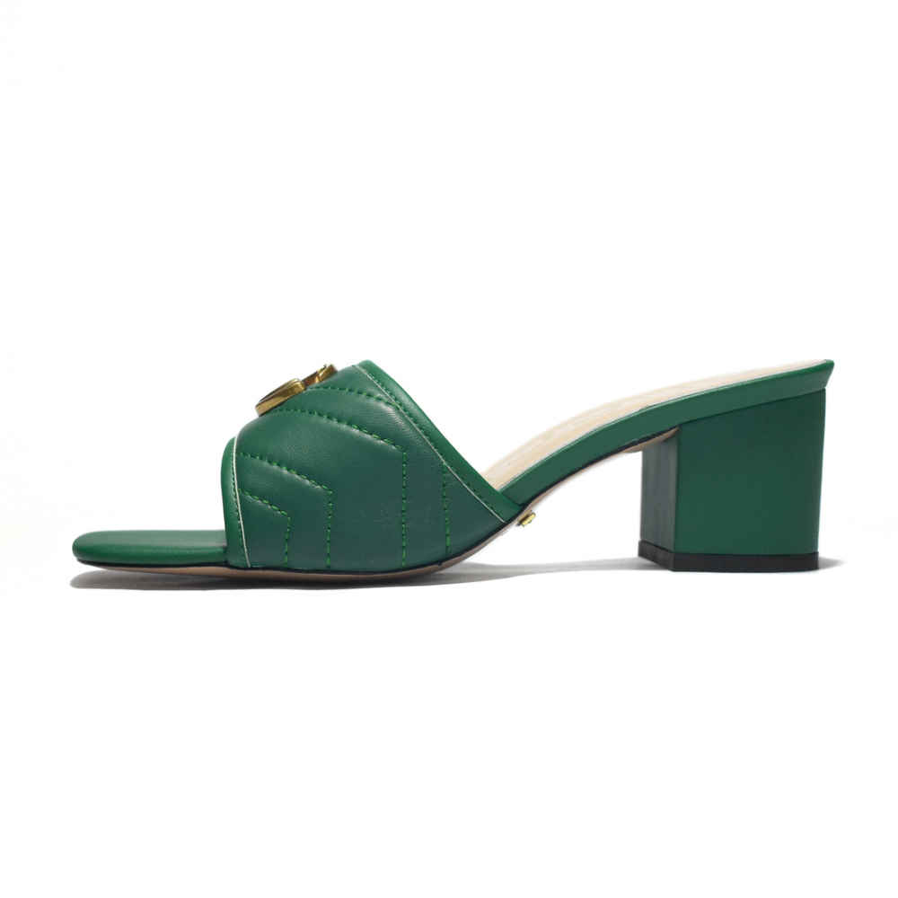 Gucci Green Premium Quality Heels Sandals-thumb-1