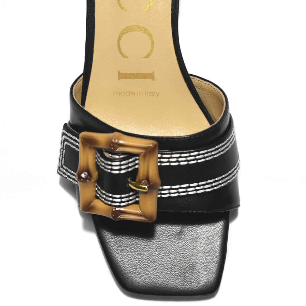 Gucci Black Premium Quality Heels Sandals-3