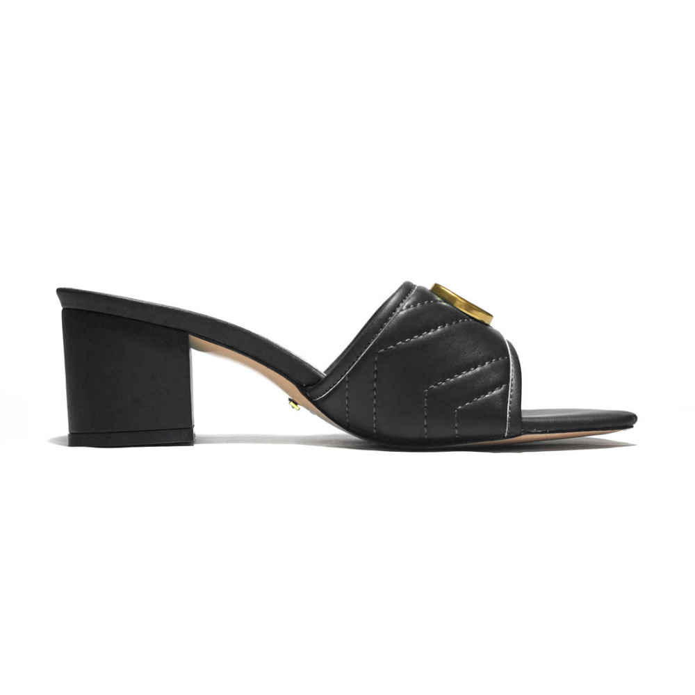 Gucci Black Premium Quality Heels Sandals-thumb-2