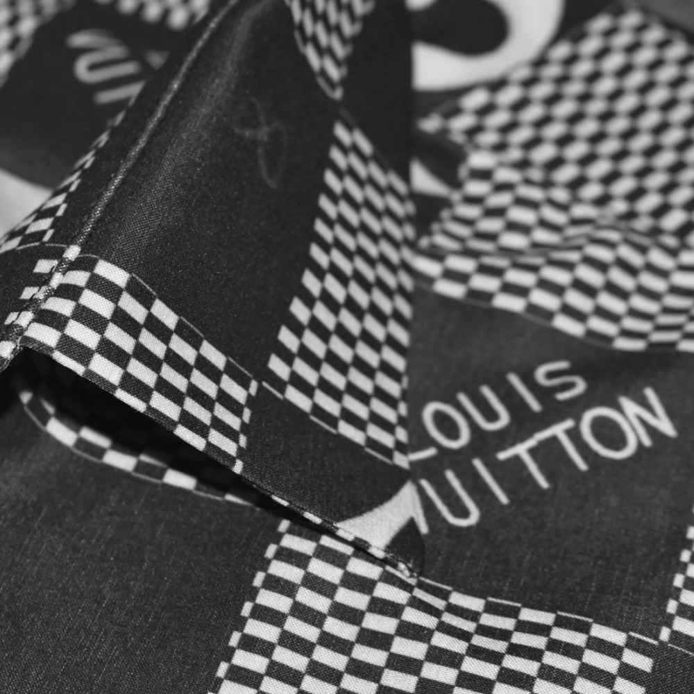 Louis Vuitton Monogram Black Luxury Cotton Shirt-4
