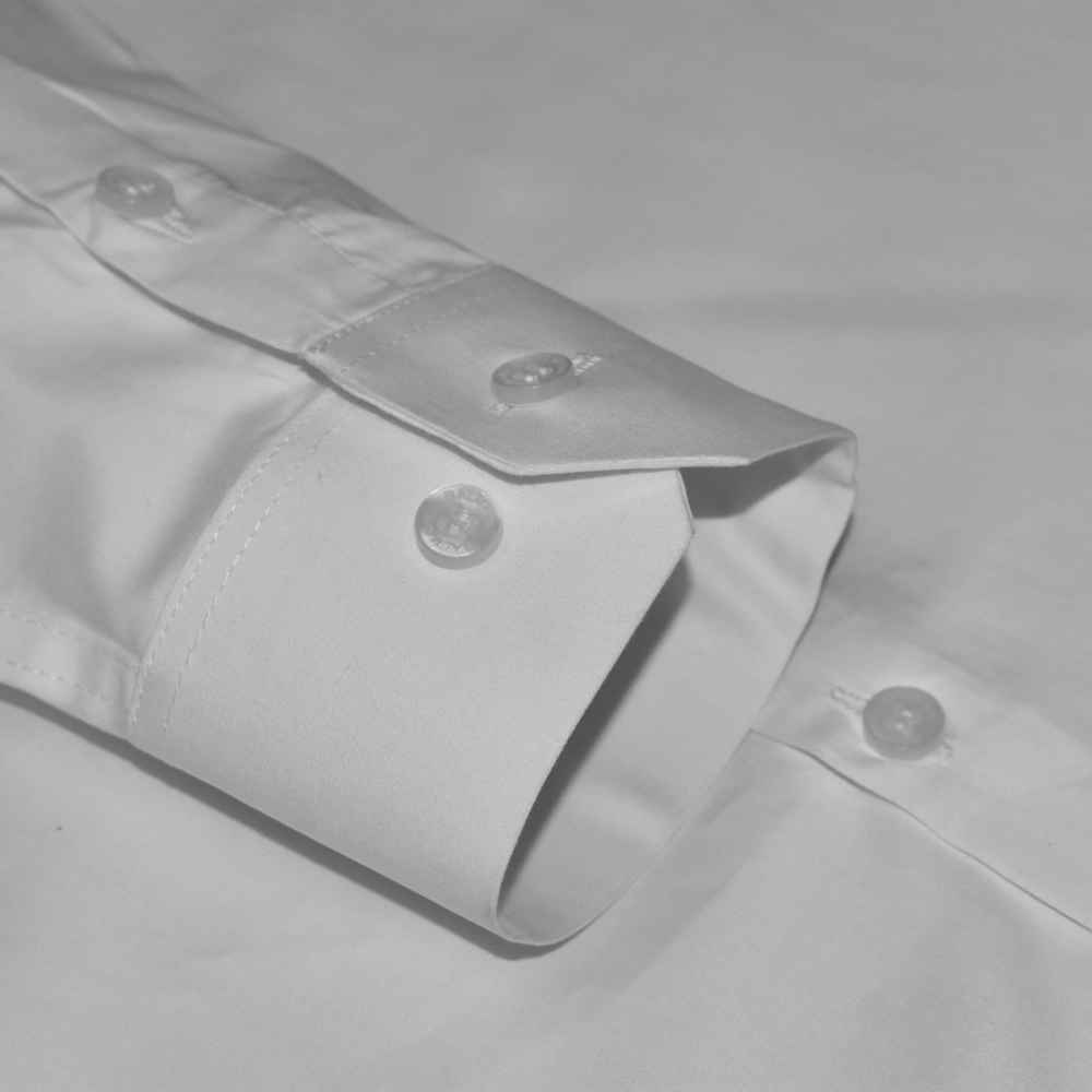 Balmain logo Print White Premium Cotton Shirt-5