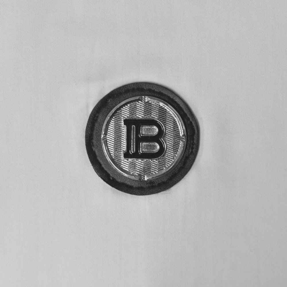 Balmain logo Icon White Premium Cotton Shirt-3