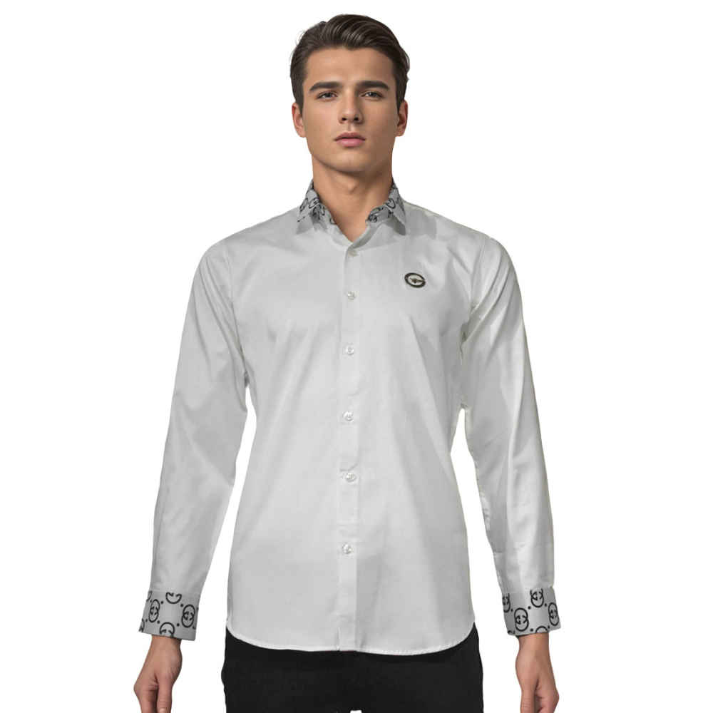 Gucci Bee Embroidered White Luxury Shirt-thumb-6