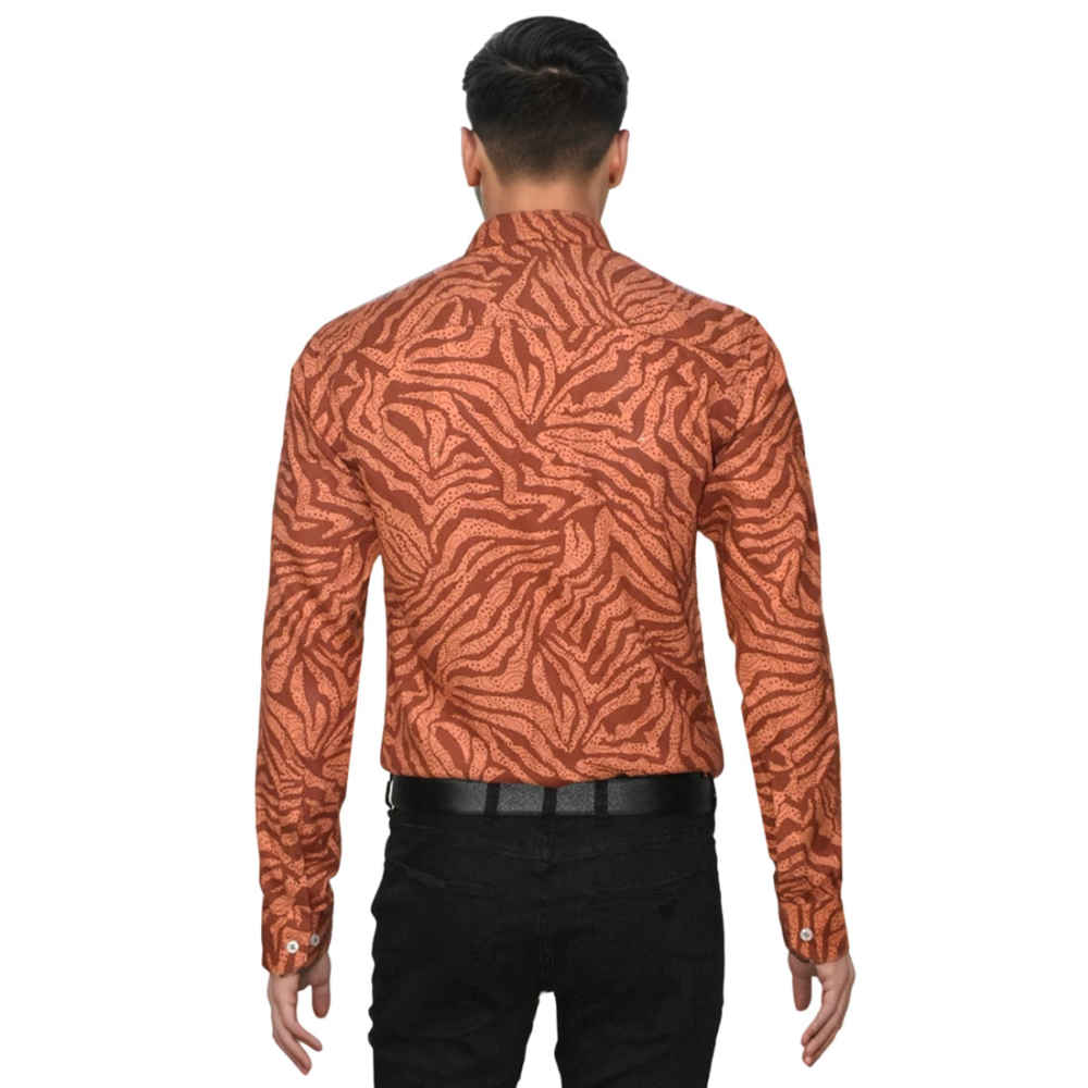 Balmain Orange Premium Quality Shirt-1