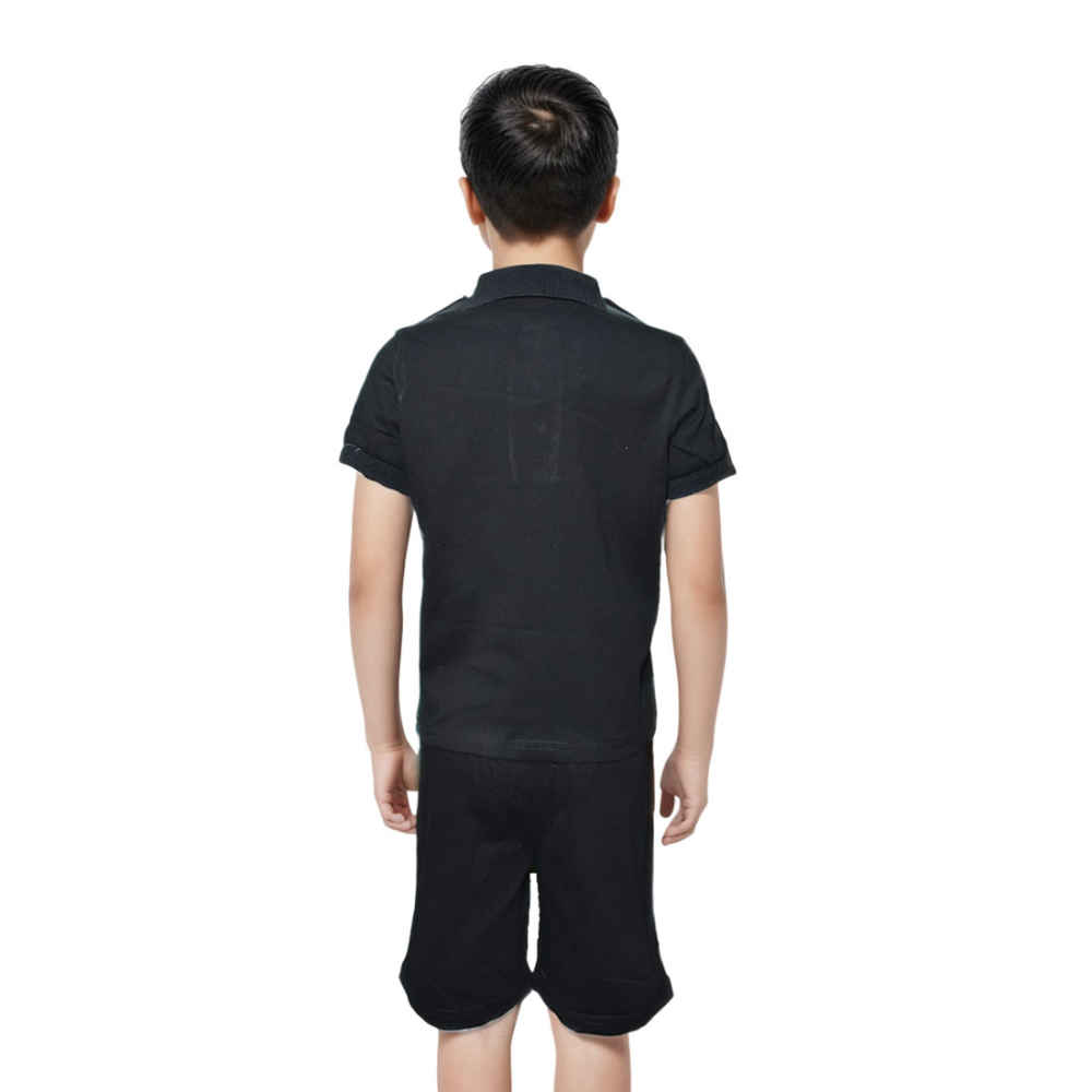 Fendi logo Print Black Premium Kids Co-ord Set-1