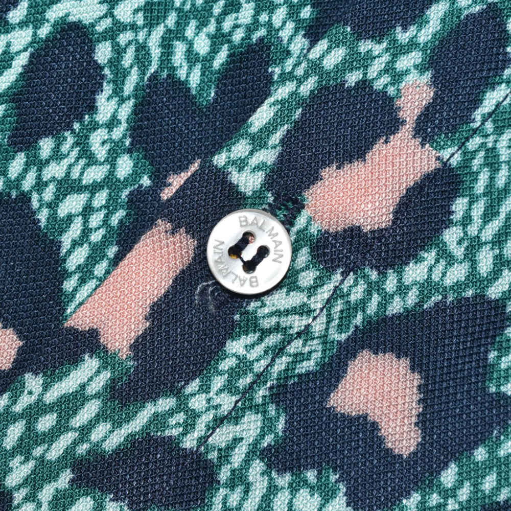 Balmain Leopard Printed Premium Cotton Shirt-3