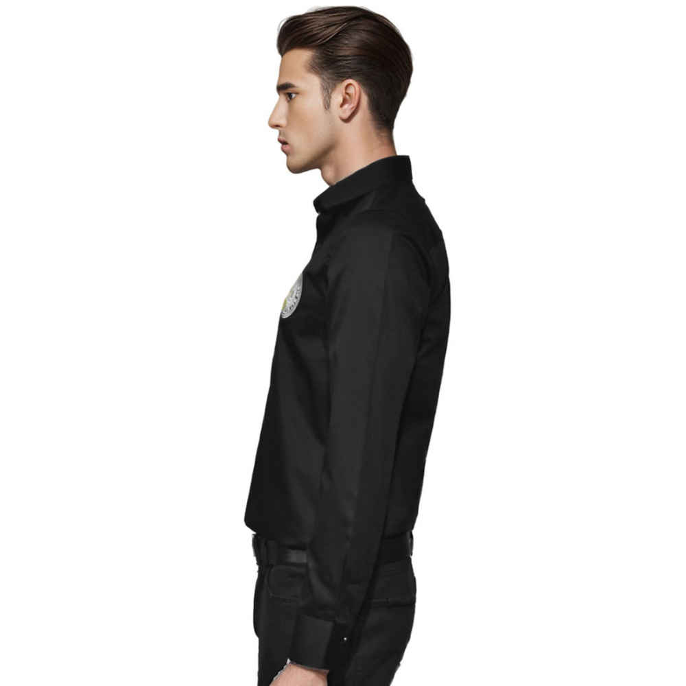 Balmain Paris Embroidered logo Black Premium Shirt-2