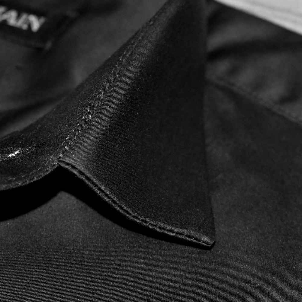 Balmain Paris Embroidered logo Black Premium Shirt-4