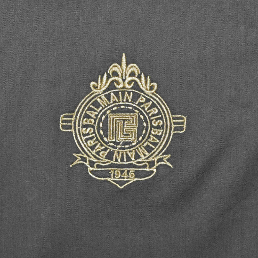 Balmain Paris Dark Grey Premium Quality Shirt-3