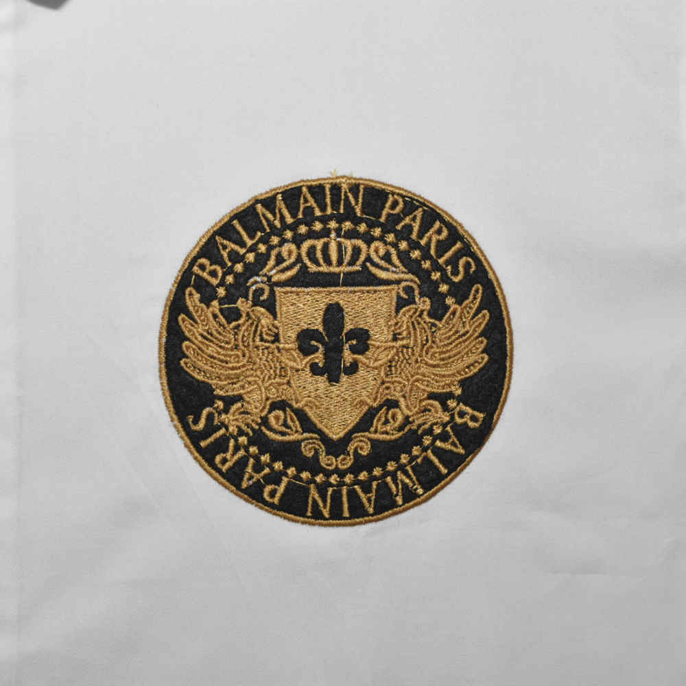 Balmain White Premium Cotton Shirt-thumb-3