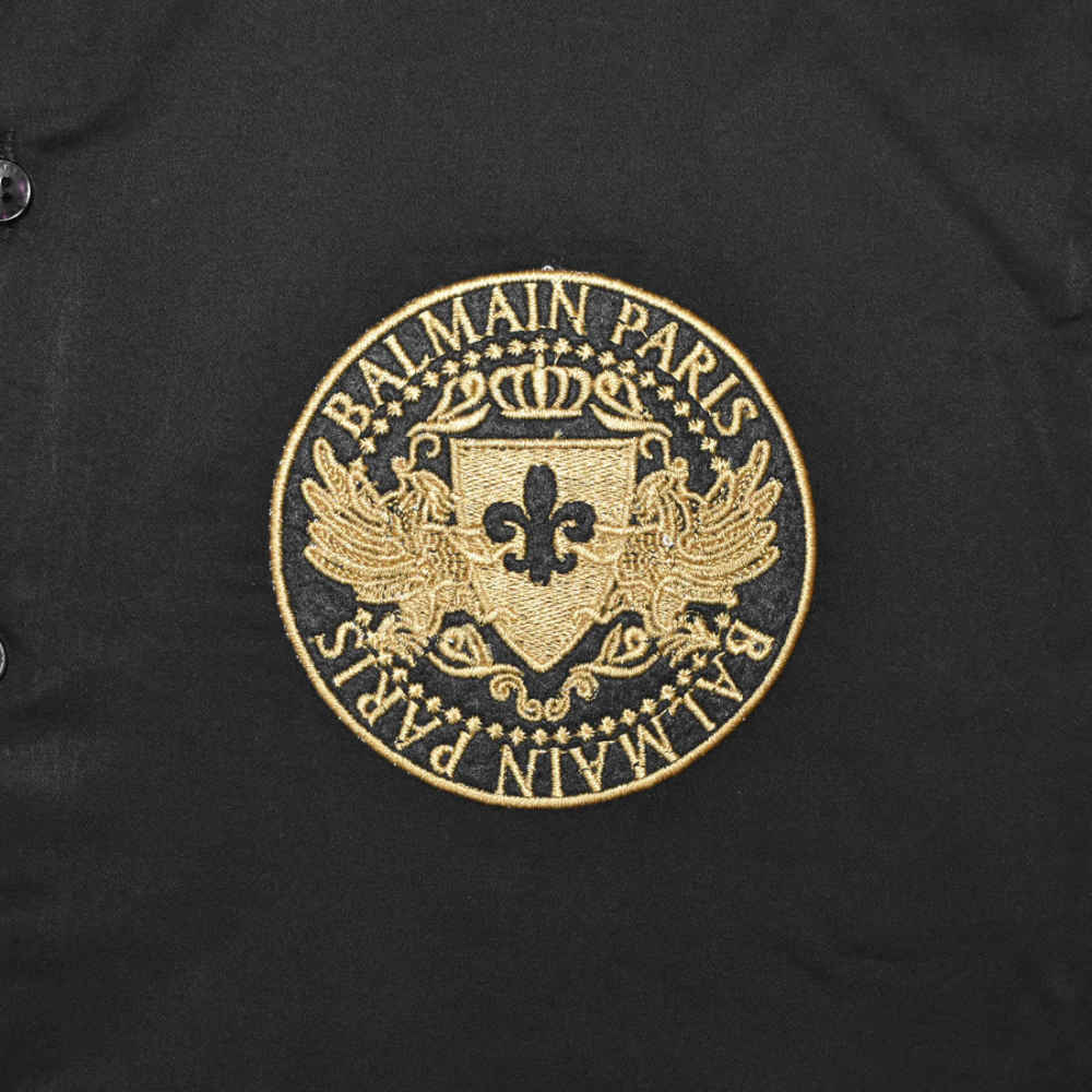 Balmain Black Premium Cotton Shirt-3