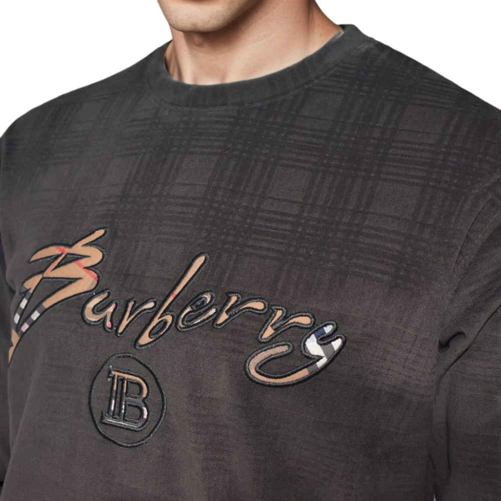 Burberry Dark Brown Premium Quality Sweatshirt-thumb-3