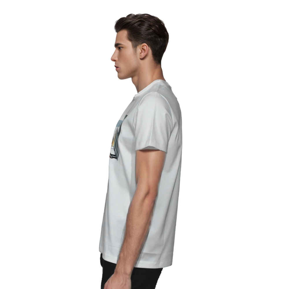 Hermes logo Print White Premium Luxury T-shirt-2