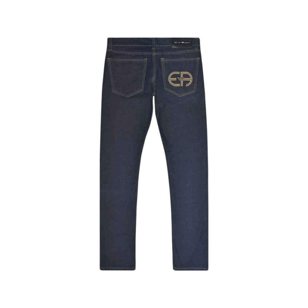 Emporio Armani Dark Blue Premium Quality Jeans-5