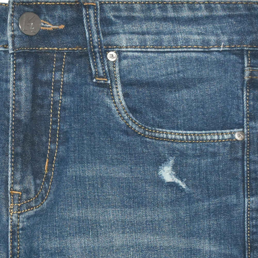 Karl Lagerfeld Ripped Blue Premium Quality Jeans-thumb-1