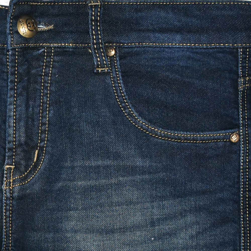 Gucci Blue Premium Quality Jeans-thumb-1