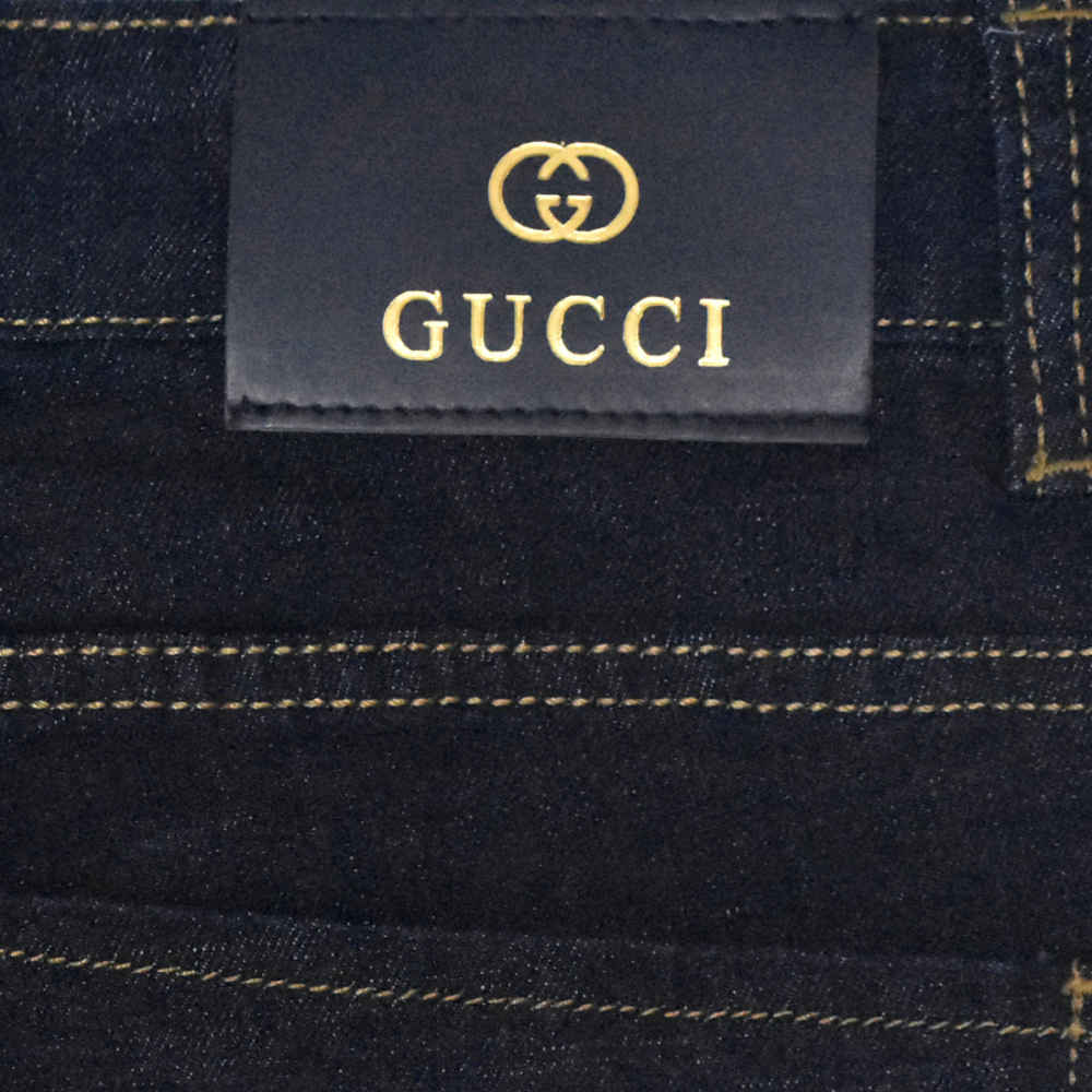Gucci Dark Blue Premium Denim Jeans-thumb-4