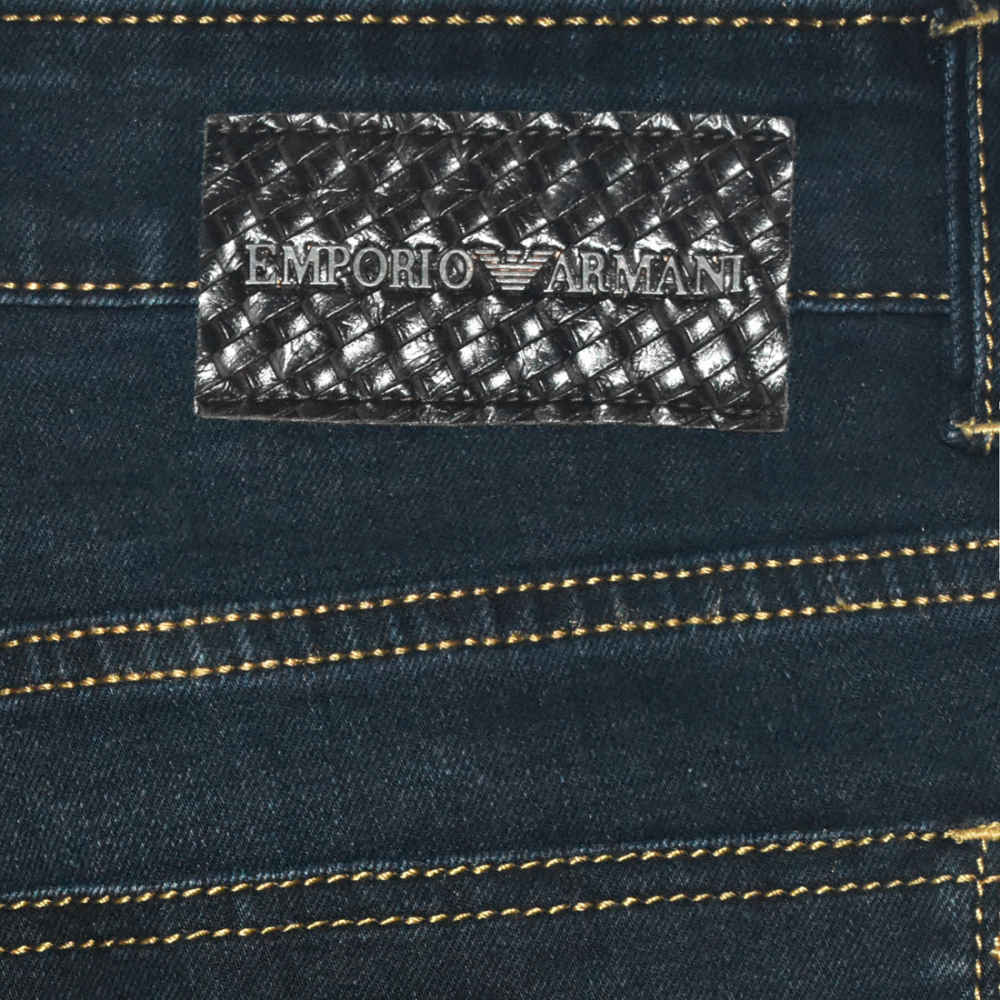 Giorgio Armani Dark Blue Premium Quality Jeans-thumb-4