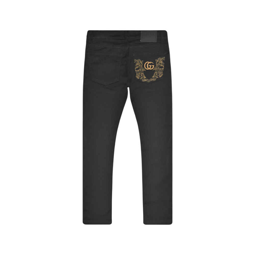 Gucci Black Premium Quality Jeans-thumb-5