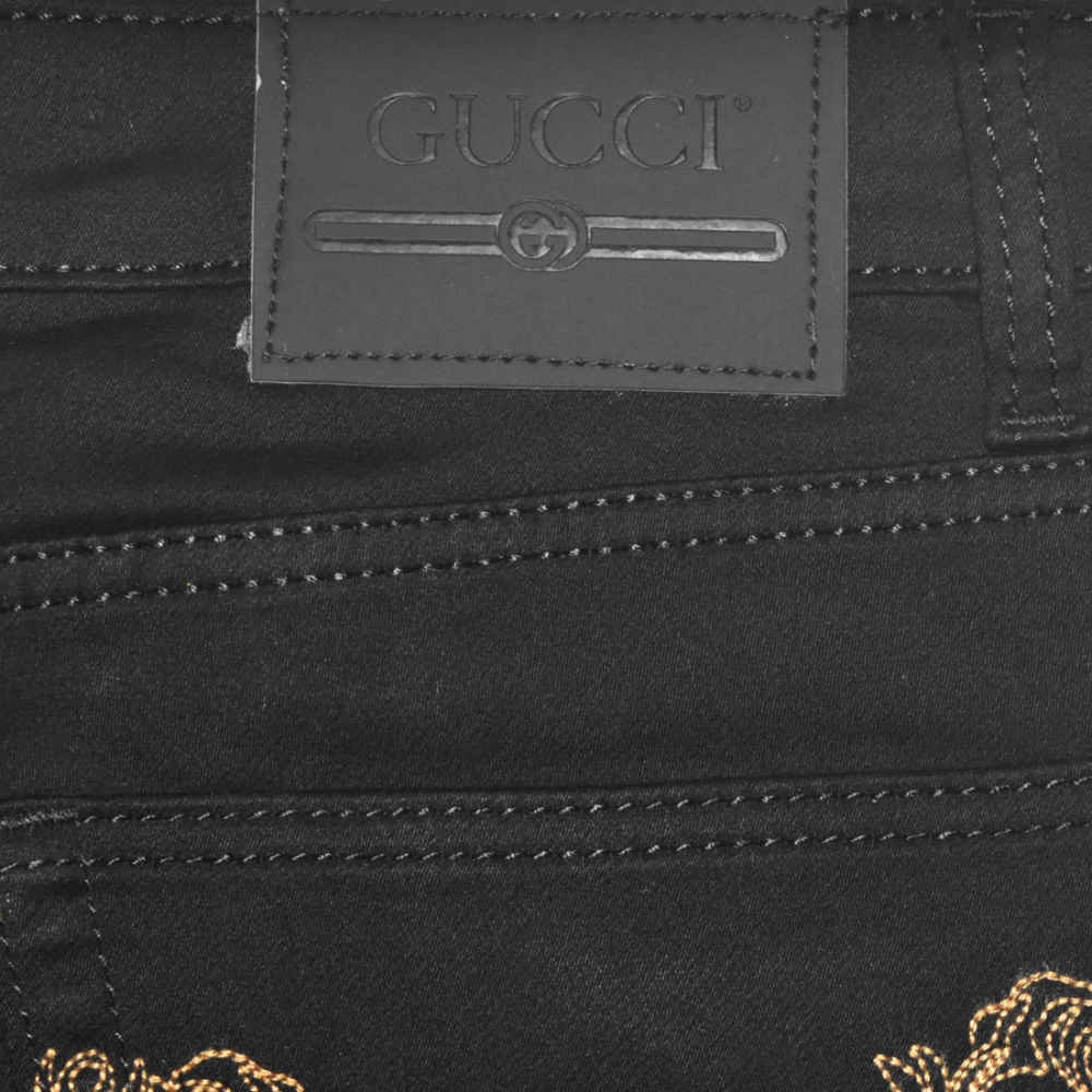 Gucci Black Premium Quality Jeans-thumb-4