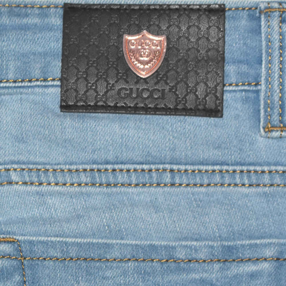 Gucci Light Blue Premium Quality Jeans-4