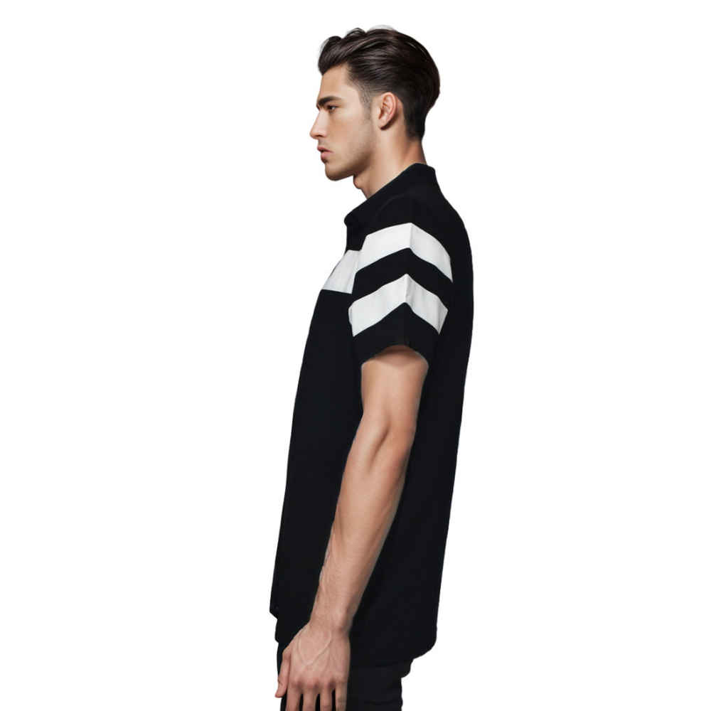 Prada Black  Premium Quality Polo Tees-2