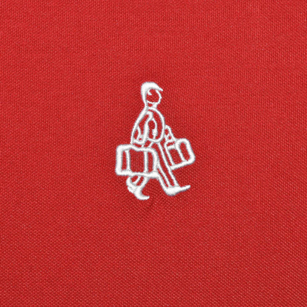 Prada Embroidered logo Red Premium T-shirt-thumb-3