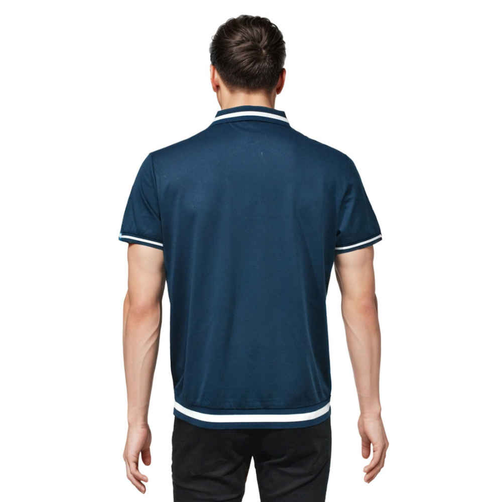 Prada Embroidered logo Blue Premium T-shirt-1