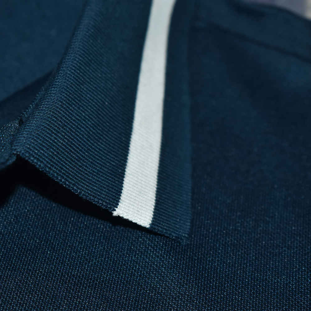 Prada Embroidered logo Blue Premium T-shirt-4