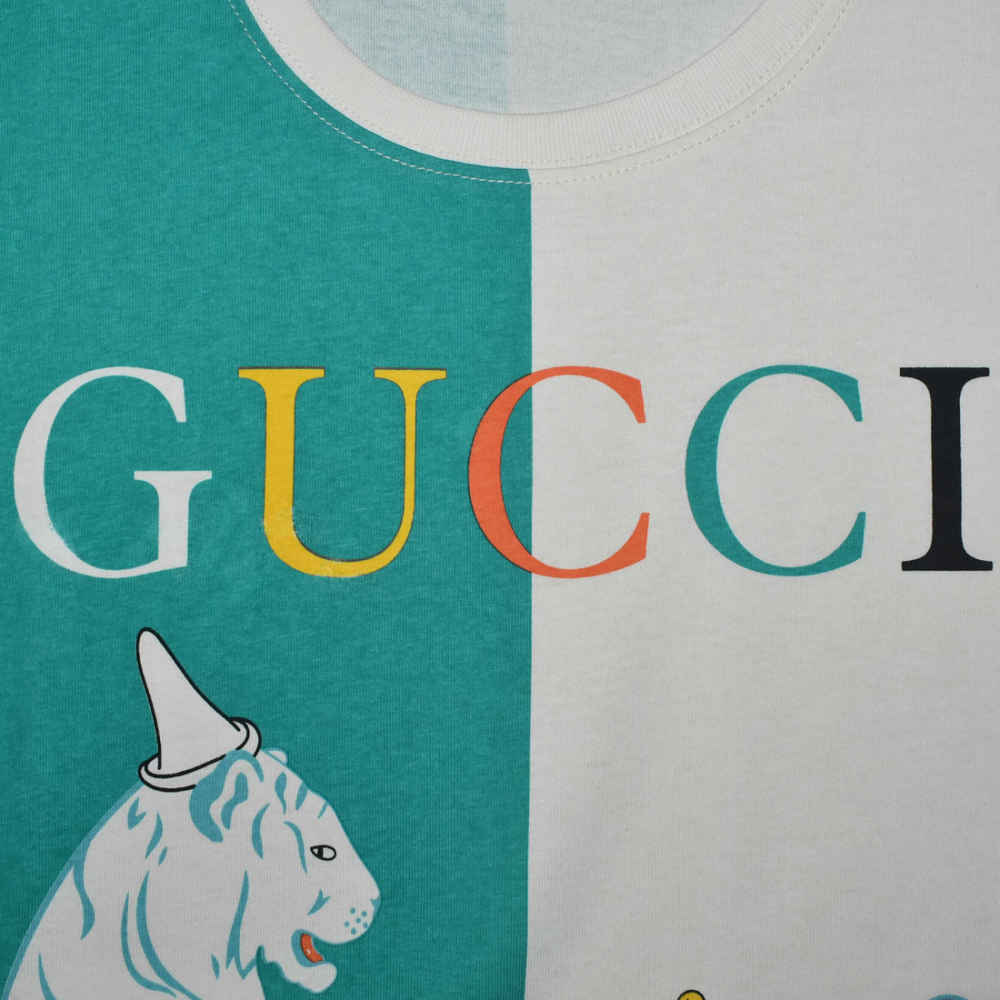Gucci Baby Printed Cotton T-shirt-3