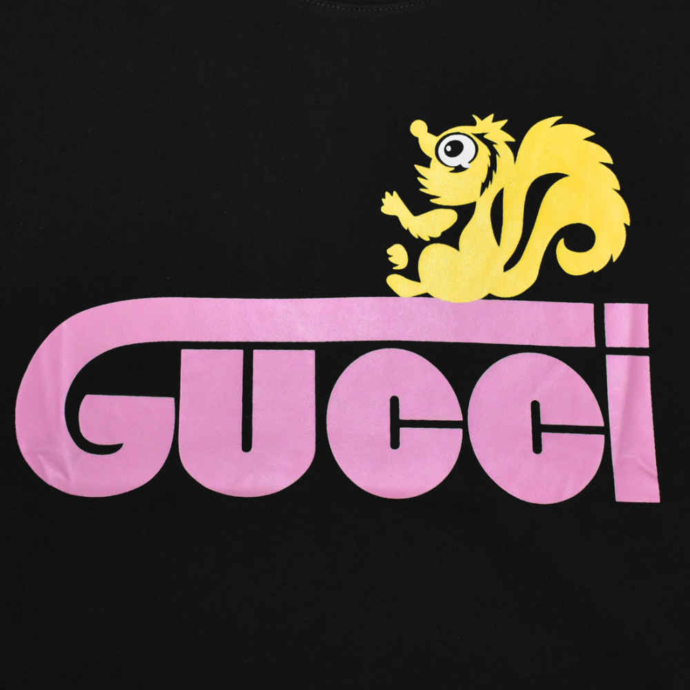 Gucci Retro Skunk Print Black T-shirt-3