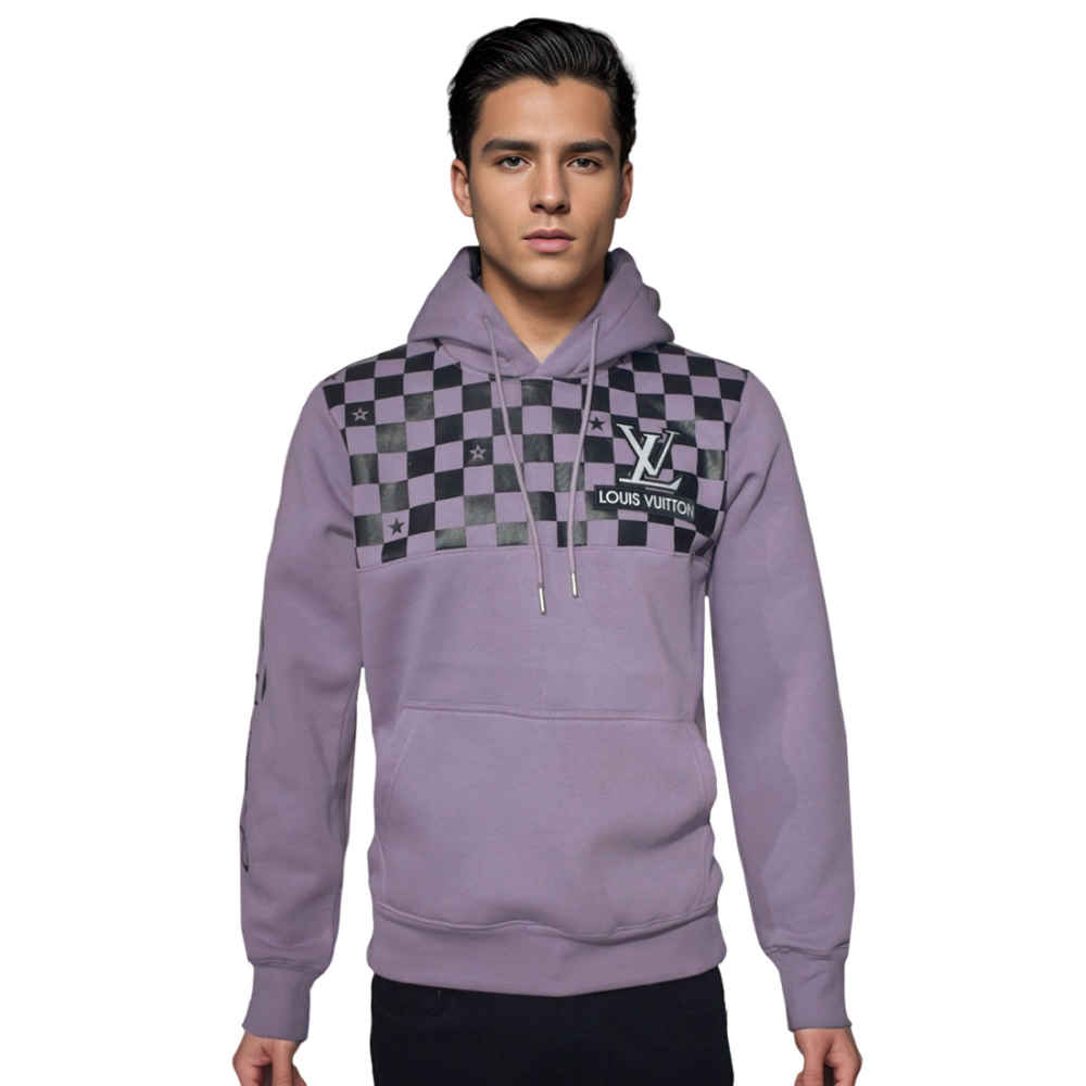 Louis Vuitton Purple Premium Quality Hoodie-1