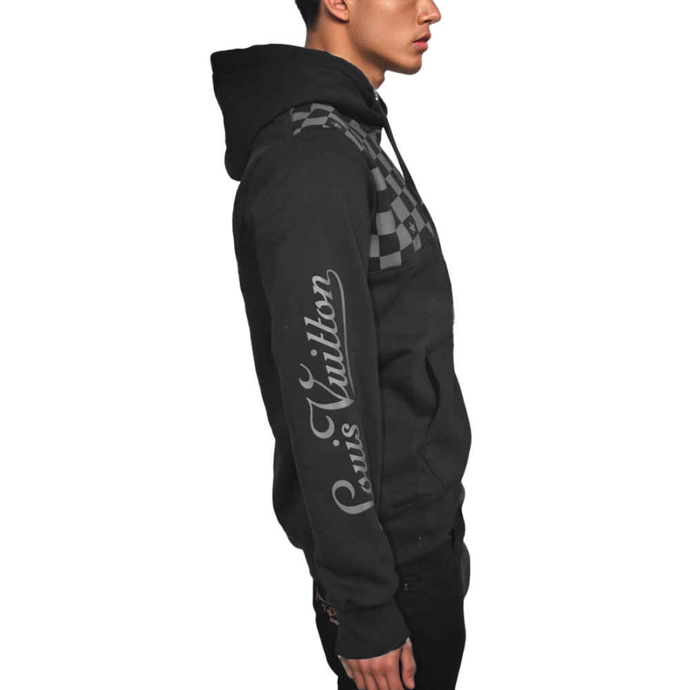 Louis Vuitton Black Premium Quality Hoodie-3