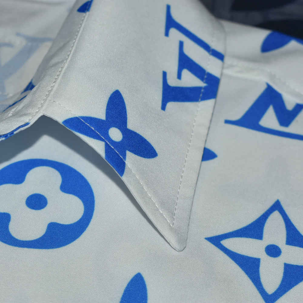 Louis Vuitton Monogram Print White Premium Shirt-thumb-4