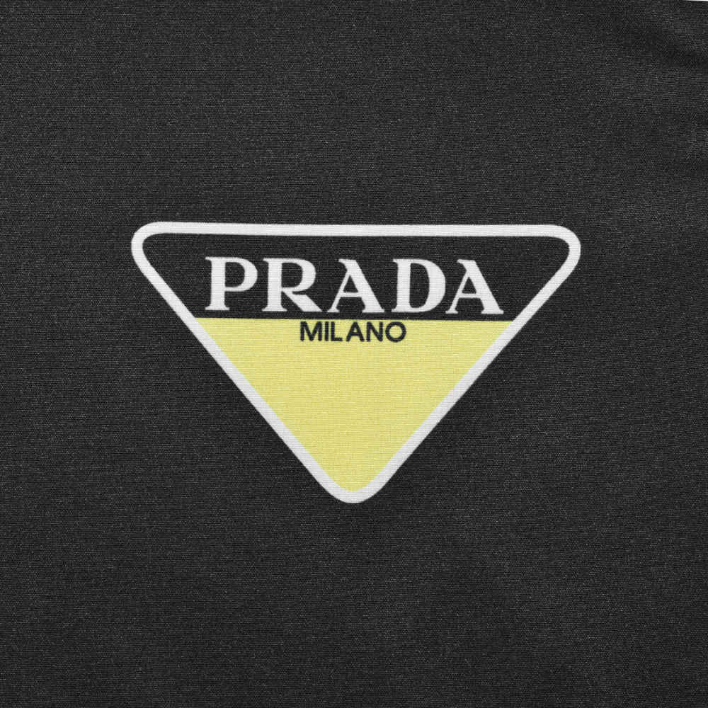 Prada logo Print Black Premium Luxury Shirt-4