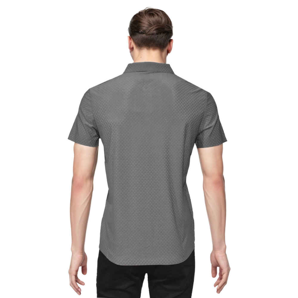 Hermes Grey Premium Quality Tees-thumb-1