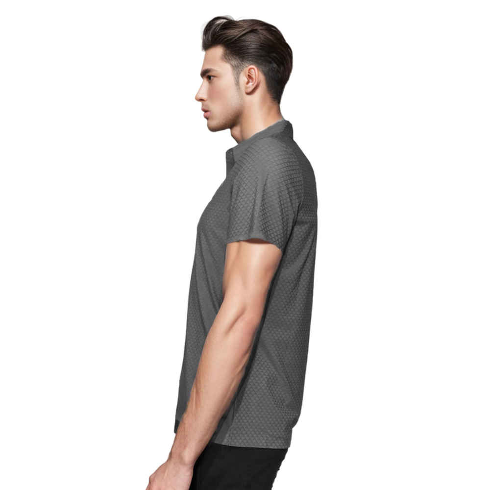 Hermes Grey Premium Quality Tees-thumb-2