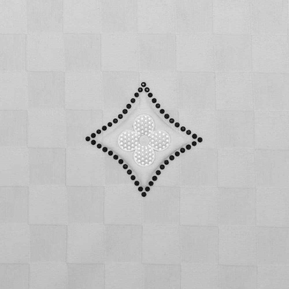 Louis Vuitton White Premium Cotton Polo T-shirt-thumb-3