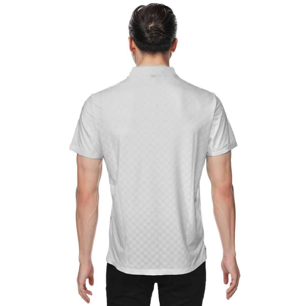 Louis Vuitton White Premium Cotton Polo T-shirt-thumb-1