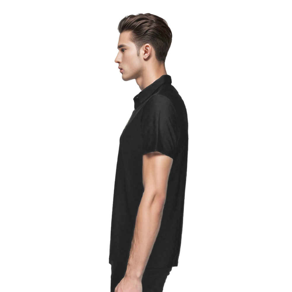 Louis Vuitton Black Premium Quality Polo T-shirt-2
