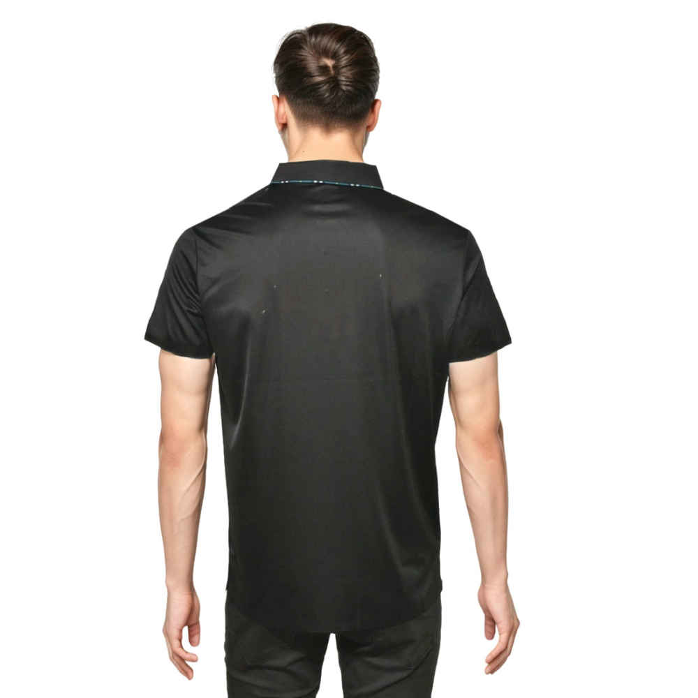 Burberry Black Premium Quality Polo T-shirt-thumb-1