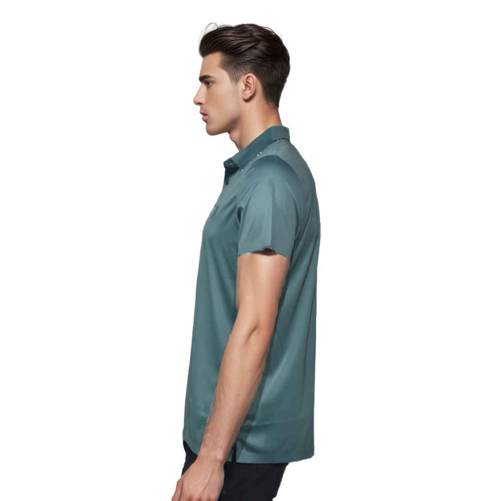 Burberry Green Premium Quality Polo Tees-2