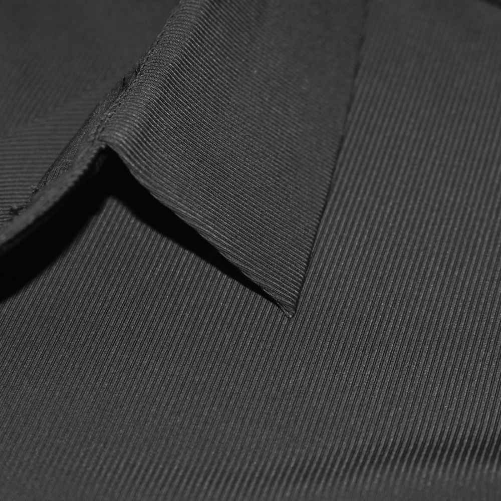 Prada Embossed Logo Black Premium Polo T-shirt-4