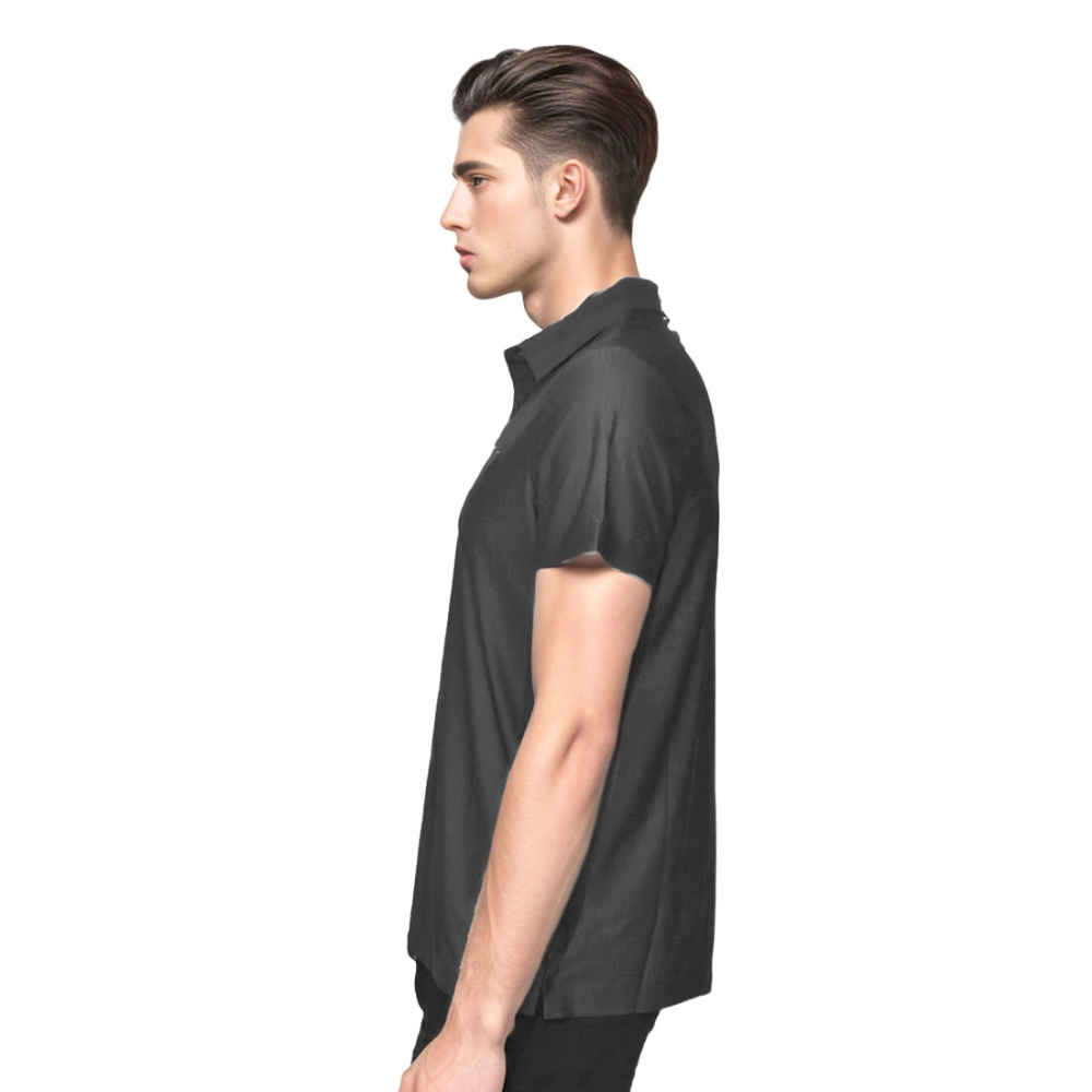 Prada Grey Premium Luxury Polo T-shirt-thumb-2