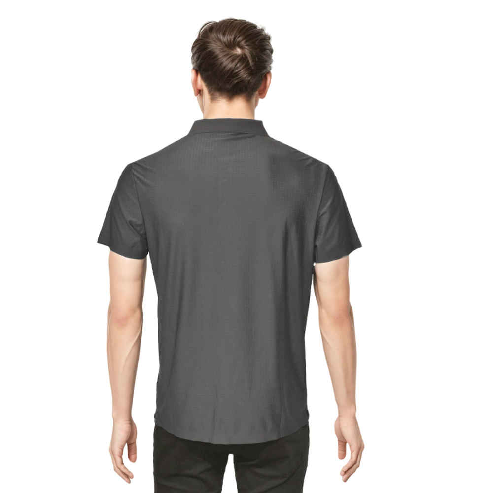 Prada Grey Premium Luxury Polo T-shirt-thumb-1