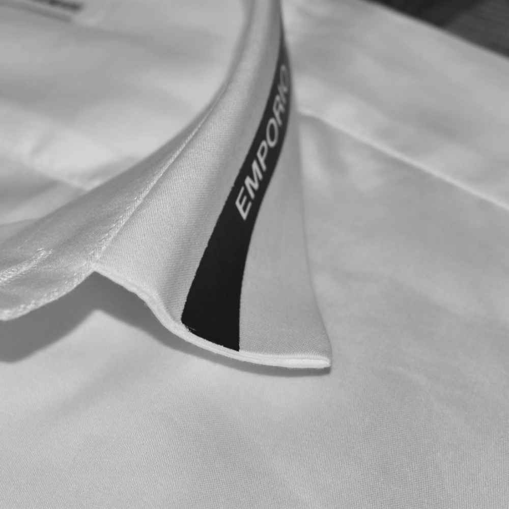 Emporio Armani White Premium Cotton Shirt-thumb-5