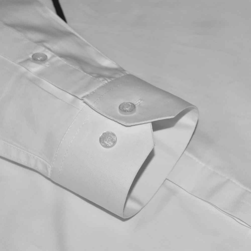 Armani Exchange logo Print White Cotton Shirt-5