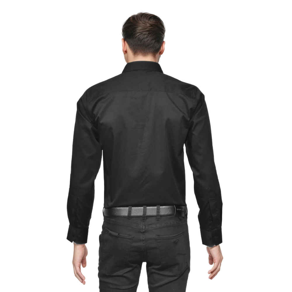 Armani Exchange logo Print Black Cotton Shirt-1