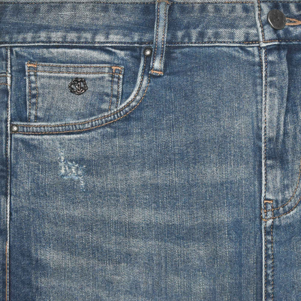 Louis Vuitton Blue Premium Quality Denim Jeans-2