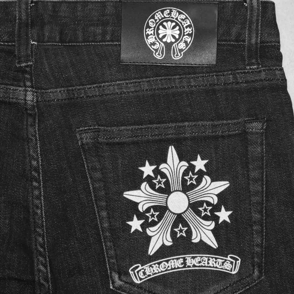 Chrome Hearts Black Premium Quality Jeans-4